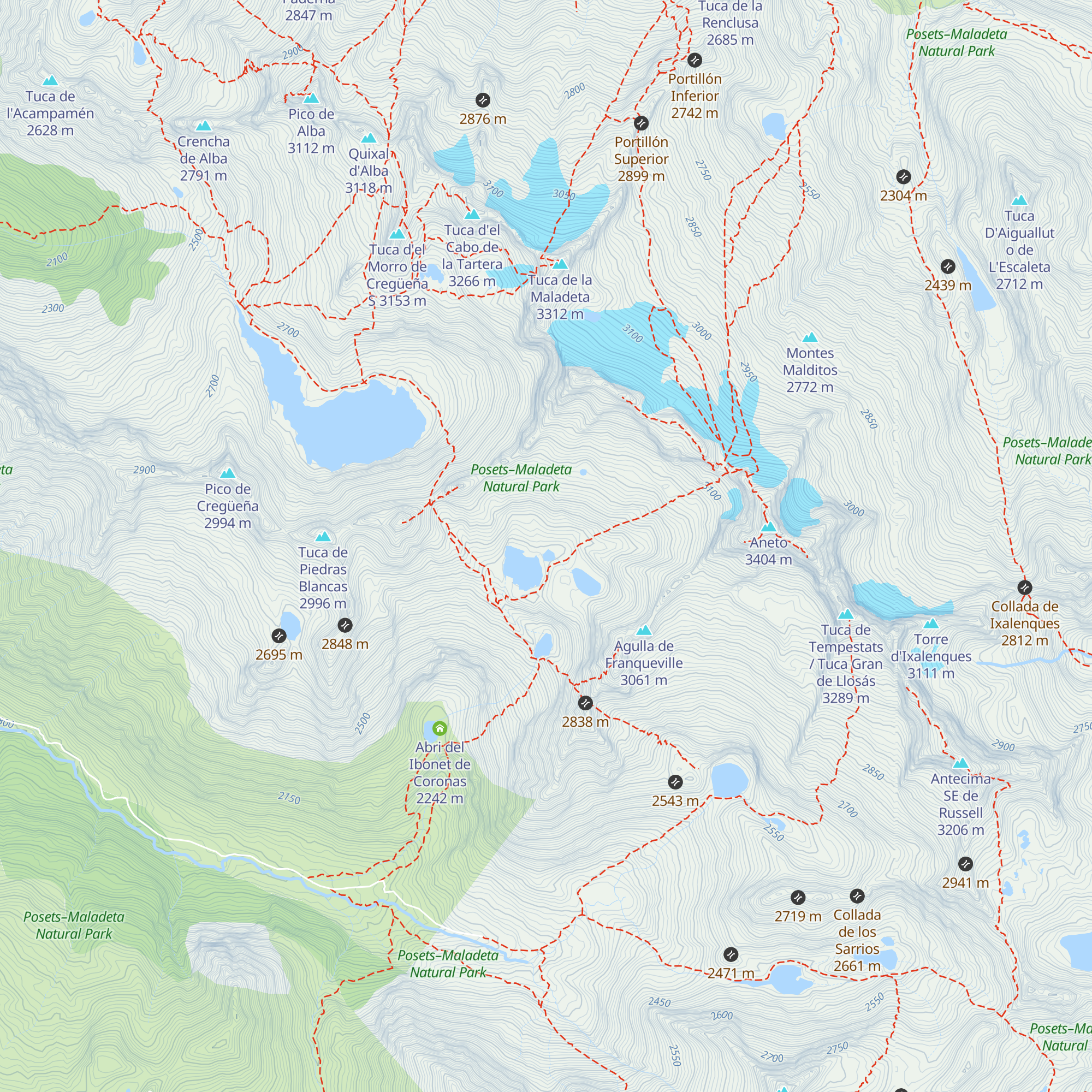 Abris des Lacs Coronas map