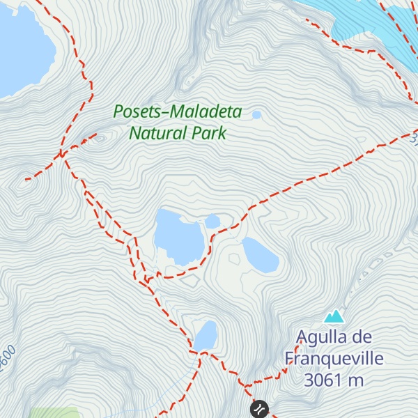 Map of Abris des Lacs Coronas