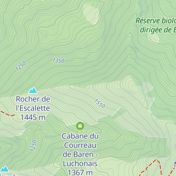 Map of Cabane du Planet - Luchonais