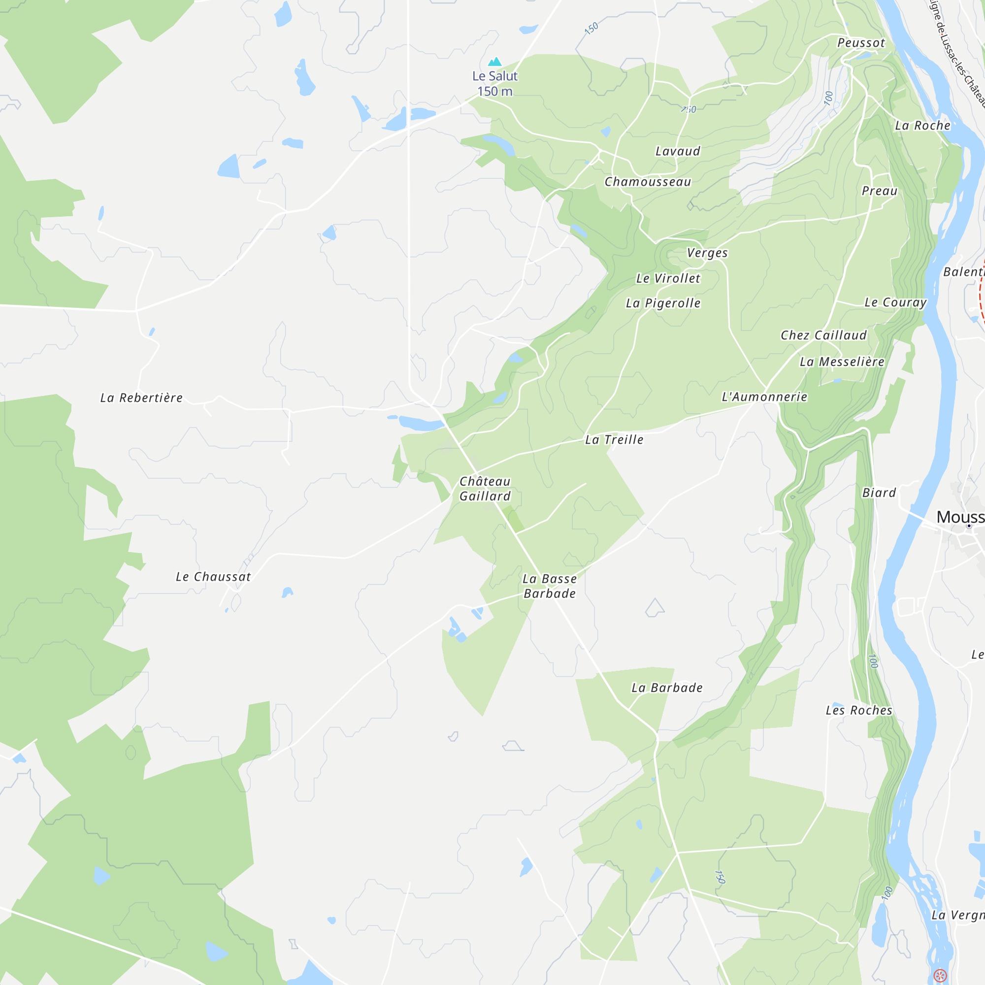 Gîte du Roulier map