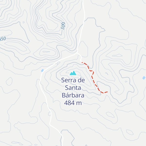 Map of Serra de Santa Bárbara