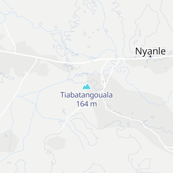 Map of Tiabatangouala