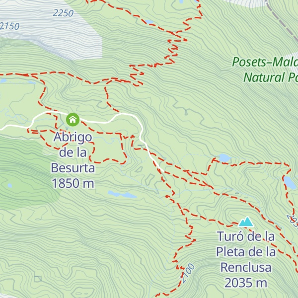 Map of Cabaña de La Besurta