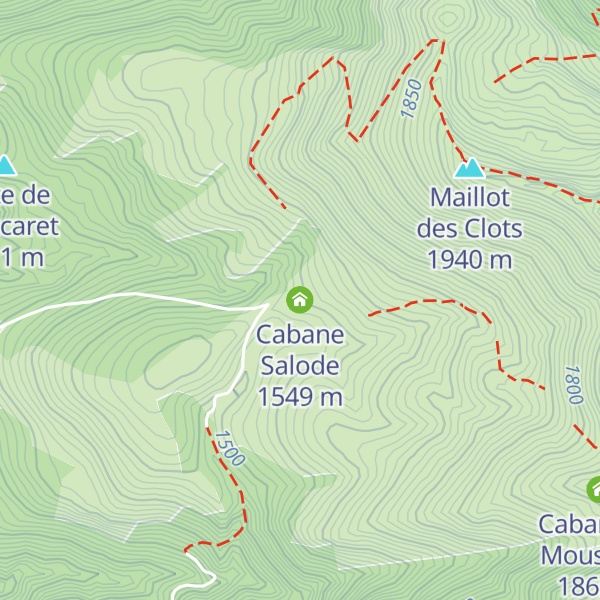 Map of Cabane Salode