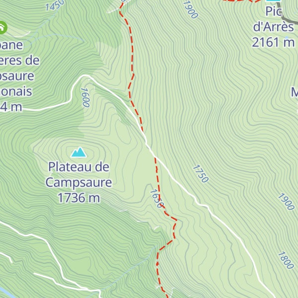 Map of Cabane de Campsaure - Luchonais