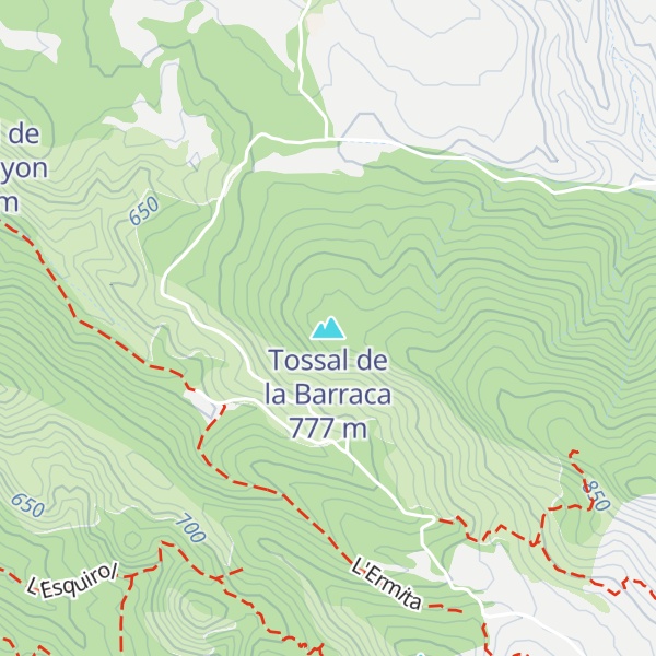Map of Tossal de la Barraca