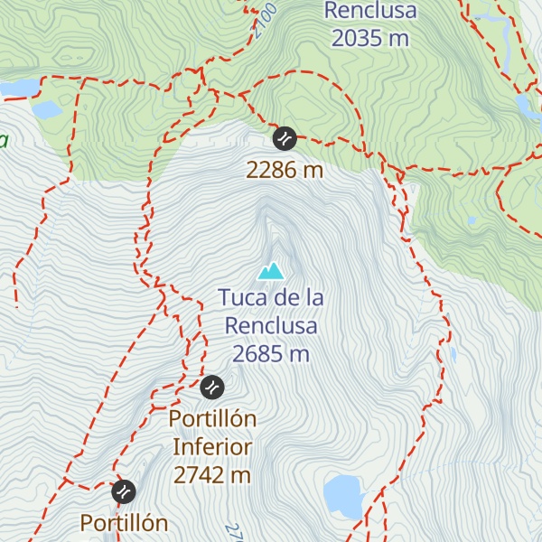 Map of Tuca de la Renclusa