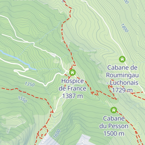 Map of Hospice de France