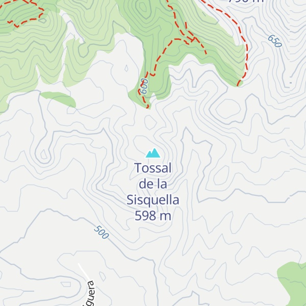 Map of Tossal de la Sisquella