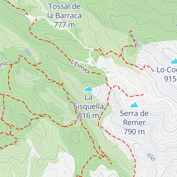 Map of La Sisquella