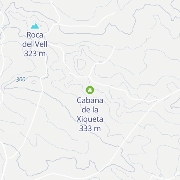 Map of Cabana de la Xiqueta