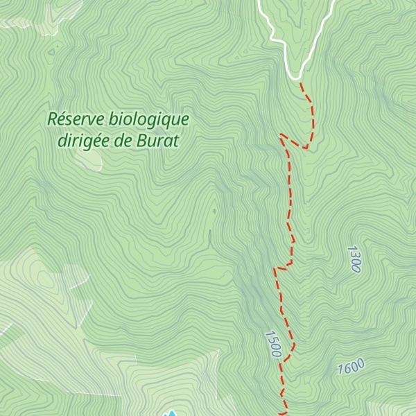 Map of Cap du Bost de Montmort