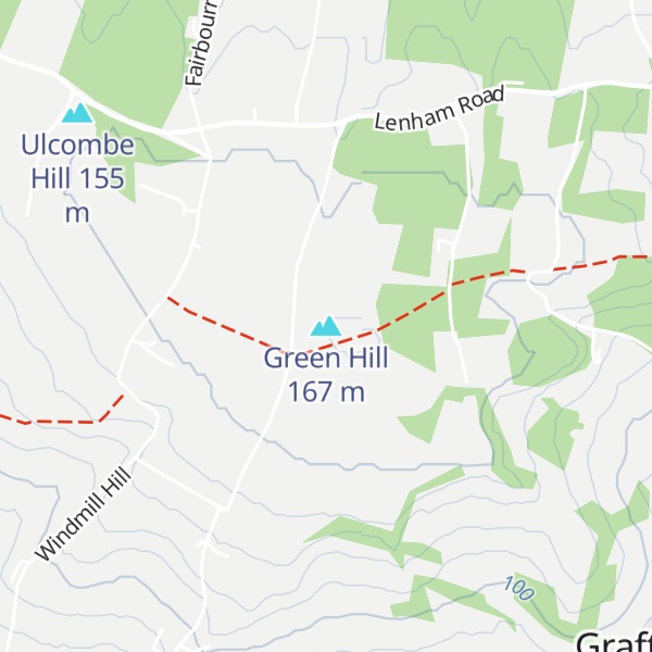Map of Green Hill