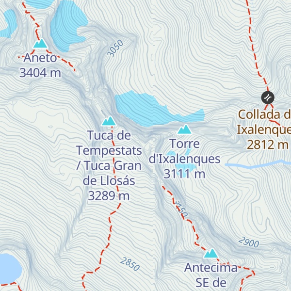 Map of Tuca d'el Cabo de Barrancs