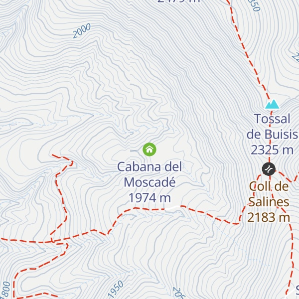 Map of Cabana del Moscadé