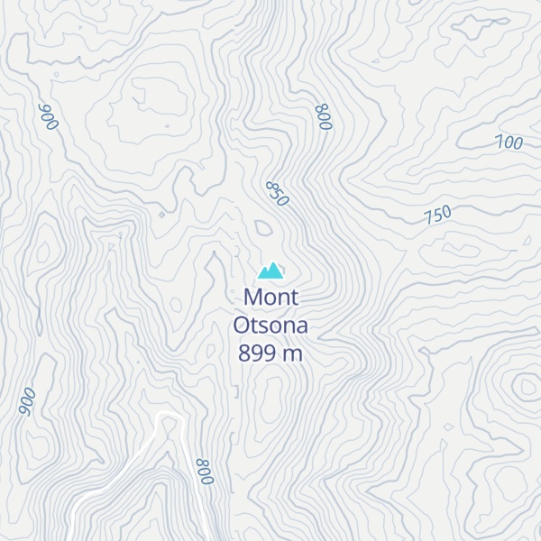 Map of Mont Otsona