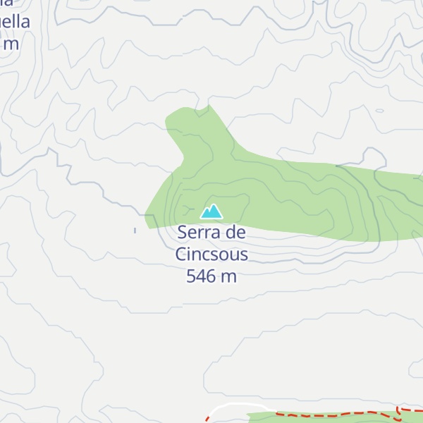Map of Serra de Cincsous