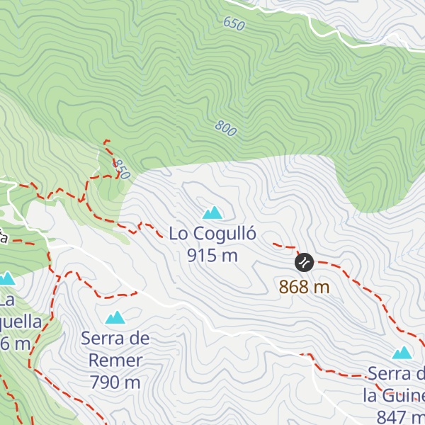 Map of Lo Cogulló