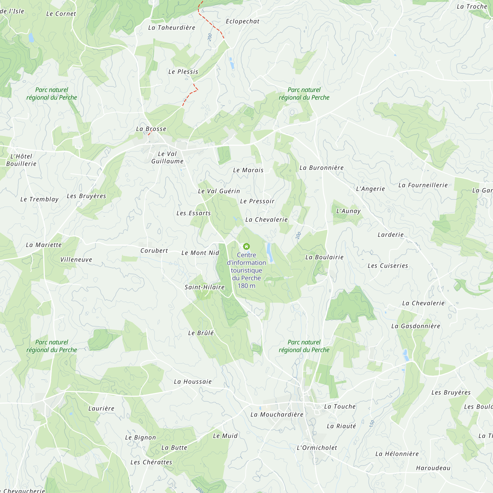 Centre d'information touristique du Perche map