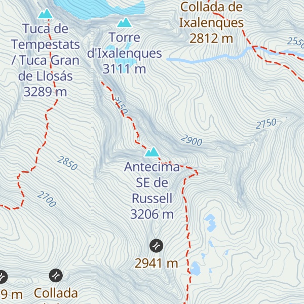 Map of Antecima SE de Russell