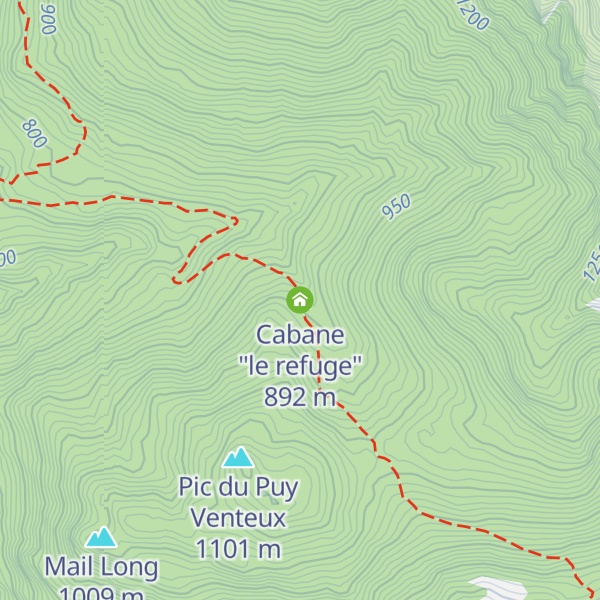 Map of Cabane "le refuge"
