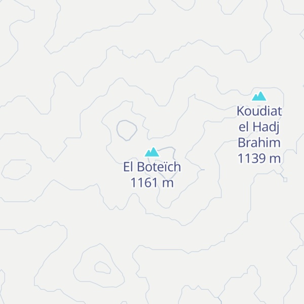 Map of El Boteïch