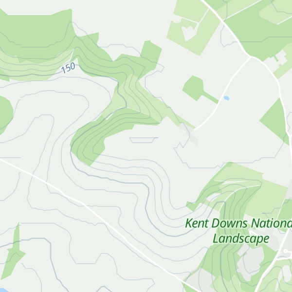 Map of Dean's Hill