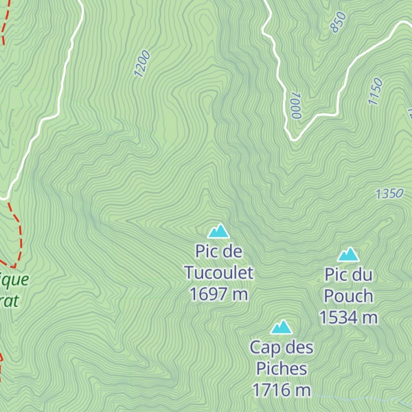 Map of Cabane du Tucoulet - Luchonais