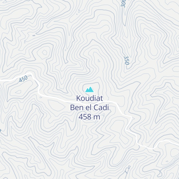 Map of Koudiat Ben el Cadi