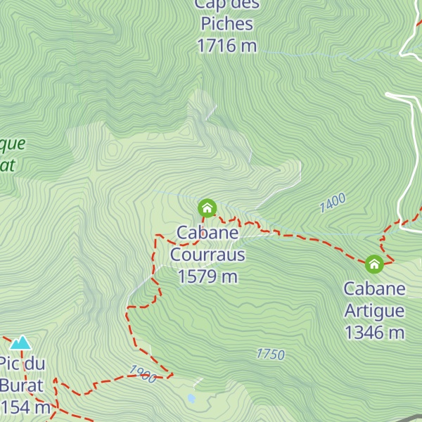 Map of Cabane des Courraux 1