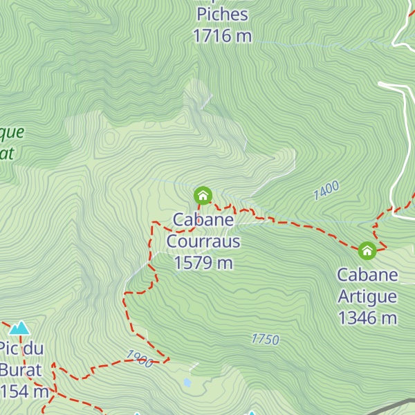Map of Cabane des Courraux 2