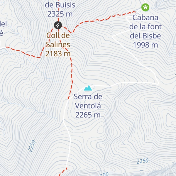 Map of Serra de Ventolá
