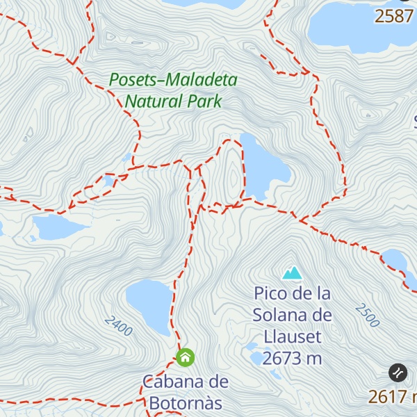 Map of Refugio Cap de Llauset