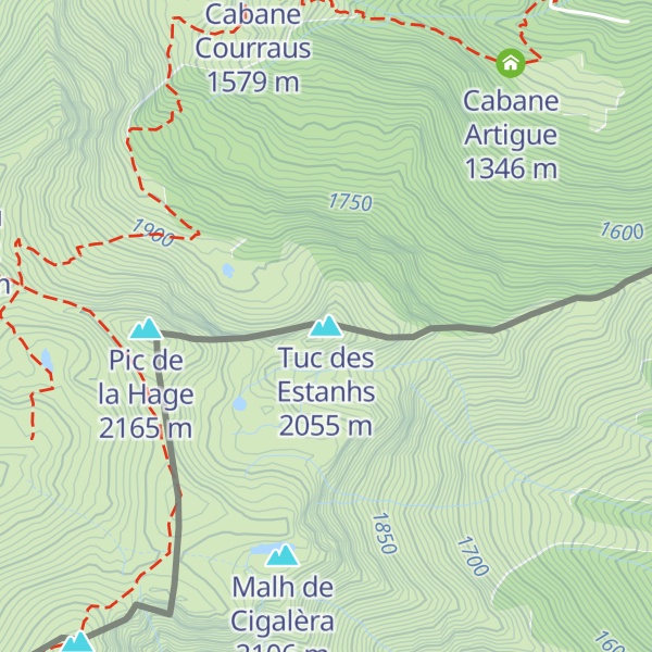 Map of Tuc des Estanhs