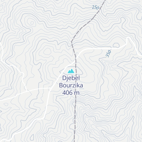 Map of Djebel Bourzika
