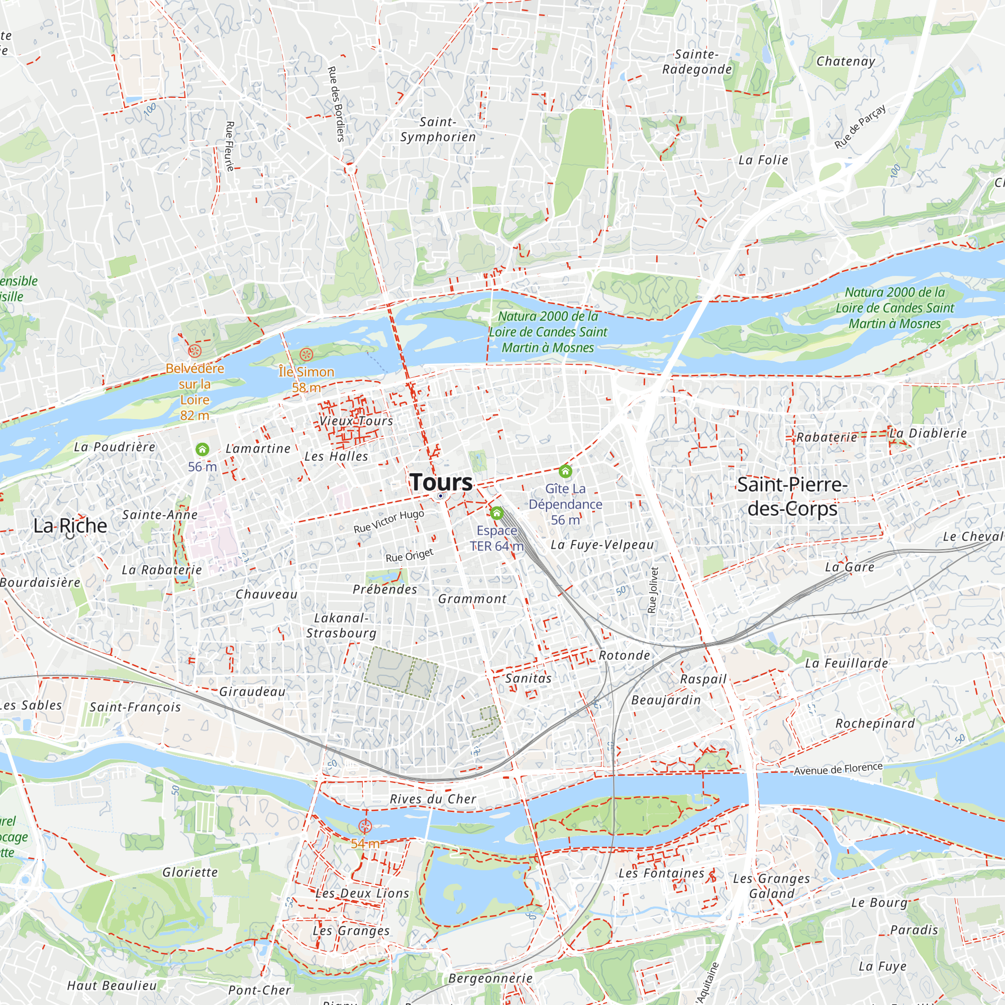 Assistance voyageur handicapé map