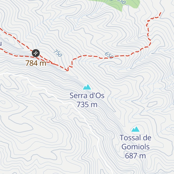 Map of Serra d'Os