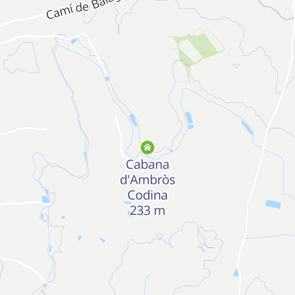 Map of Cabana d'Ambròs Codina