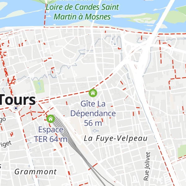 Map of Gîte La Dépendance