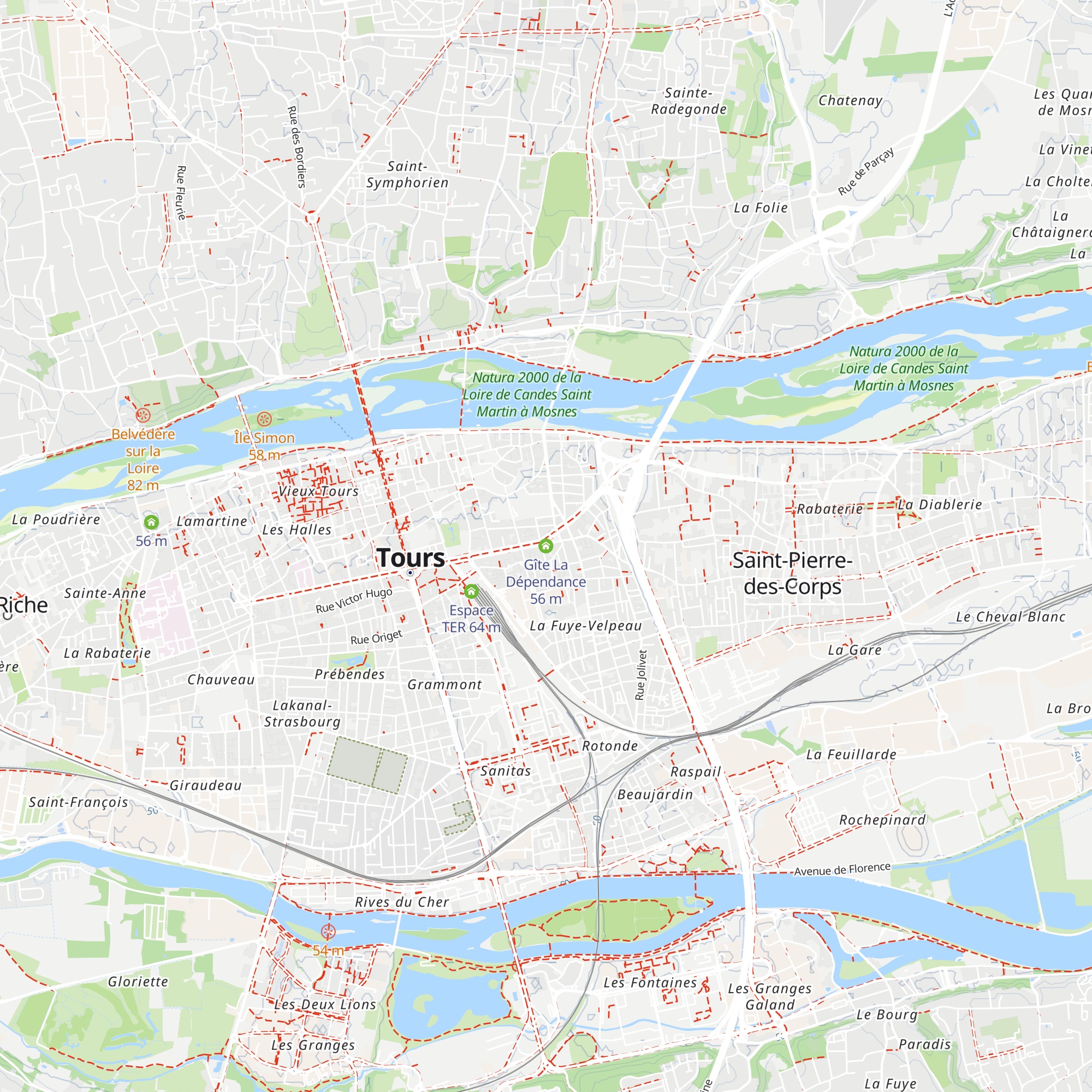 Gîte La Dépendance map