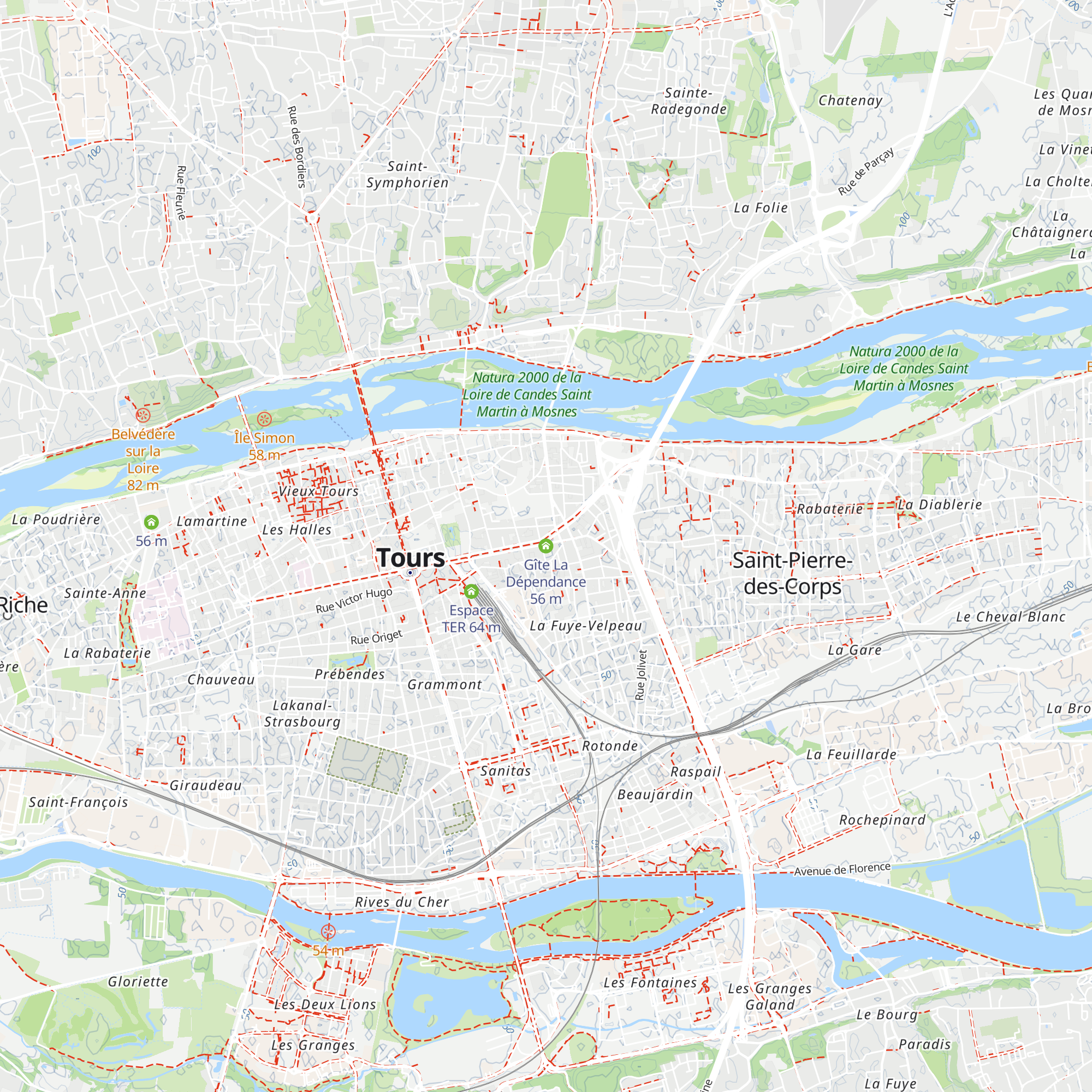 Gîte La Dépendance map
