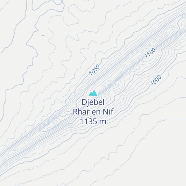 Map of Djebel Rhar en Nif