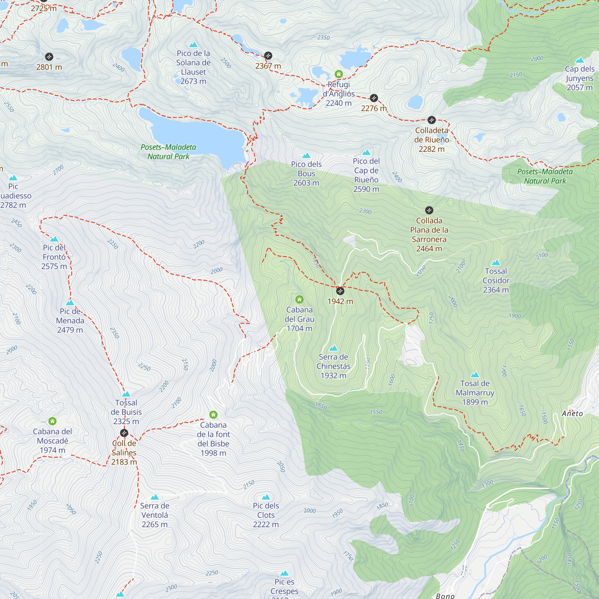 Cabana del Grau map
