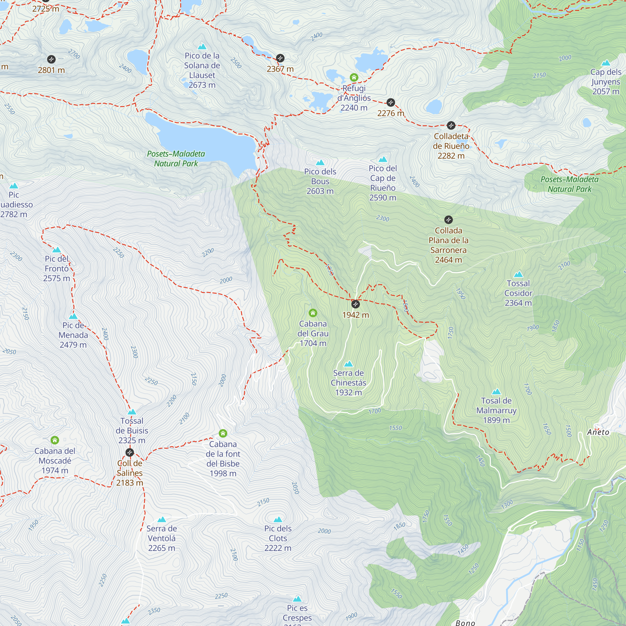 Cabana del Grau map