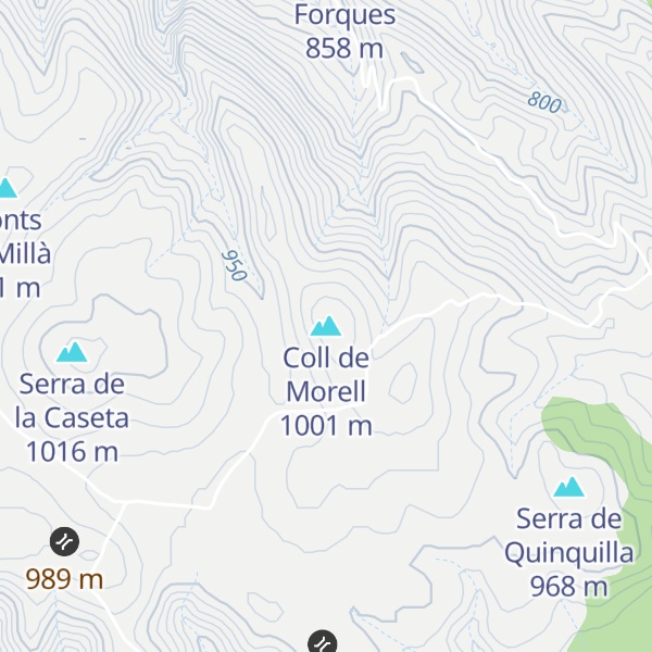 Map of Coll de Morell