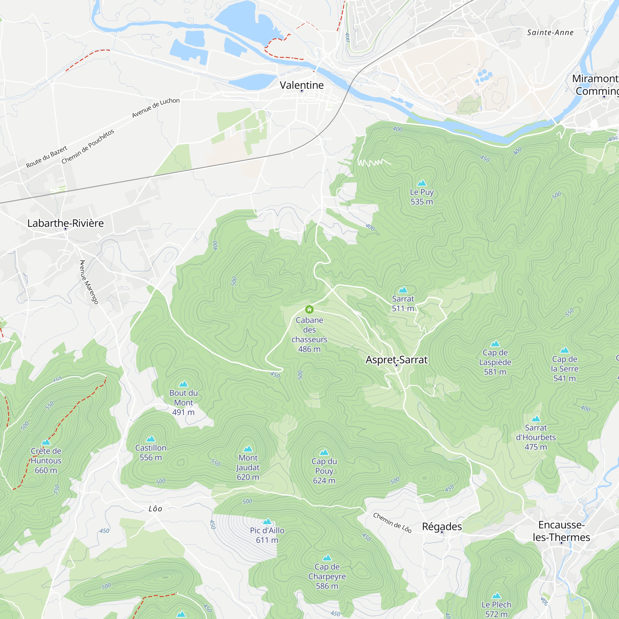 Cabane des chasseurs map