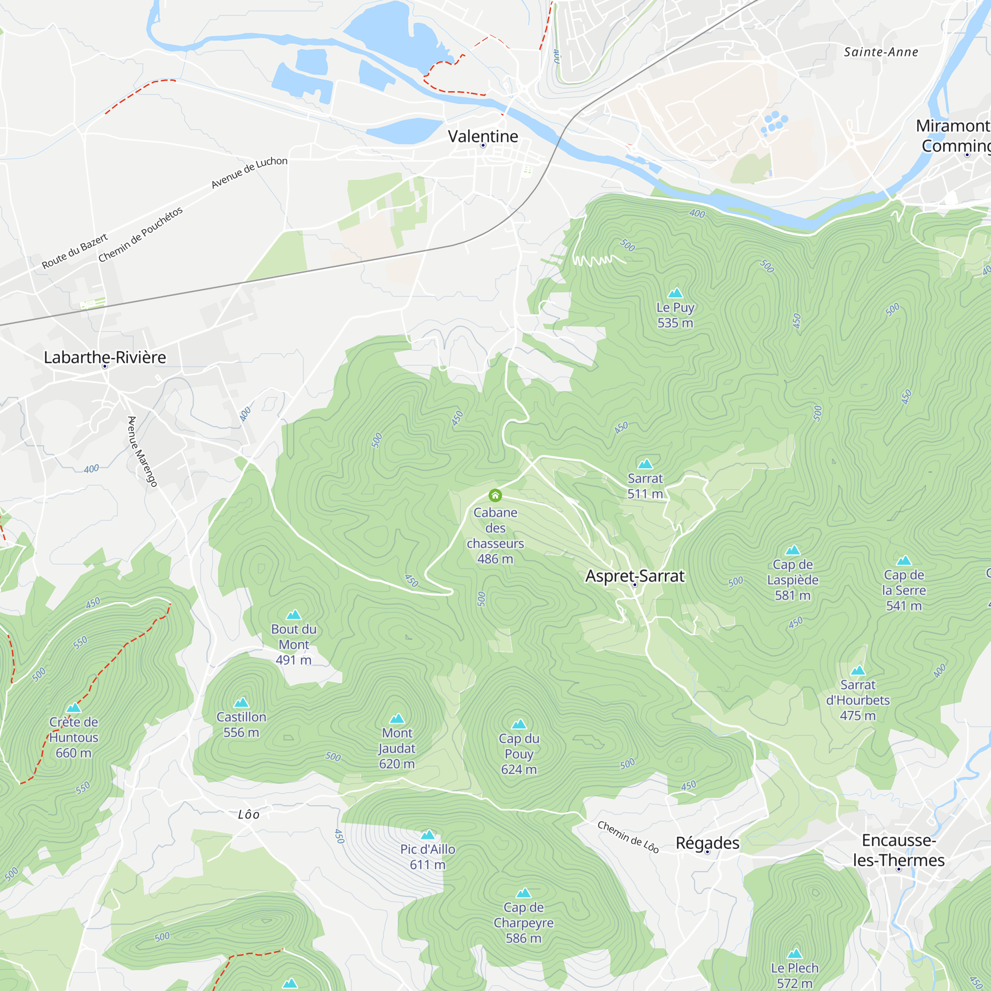Cabane des chasseurs map