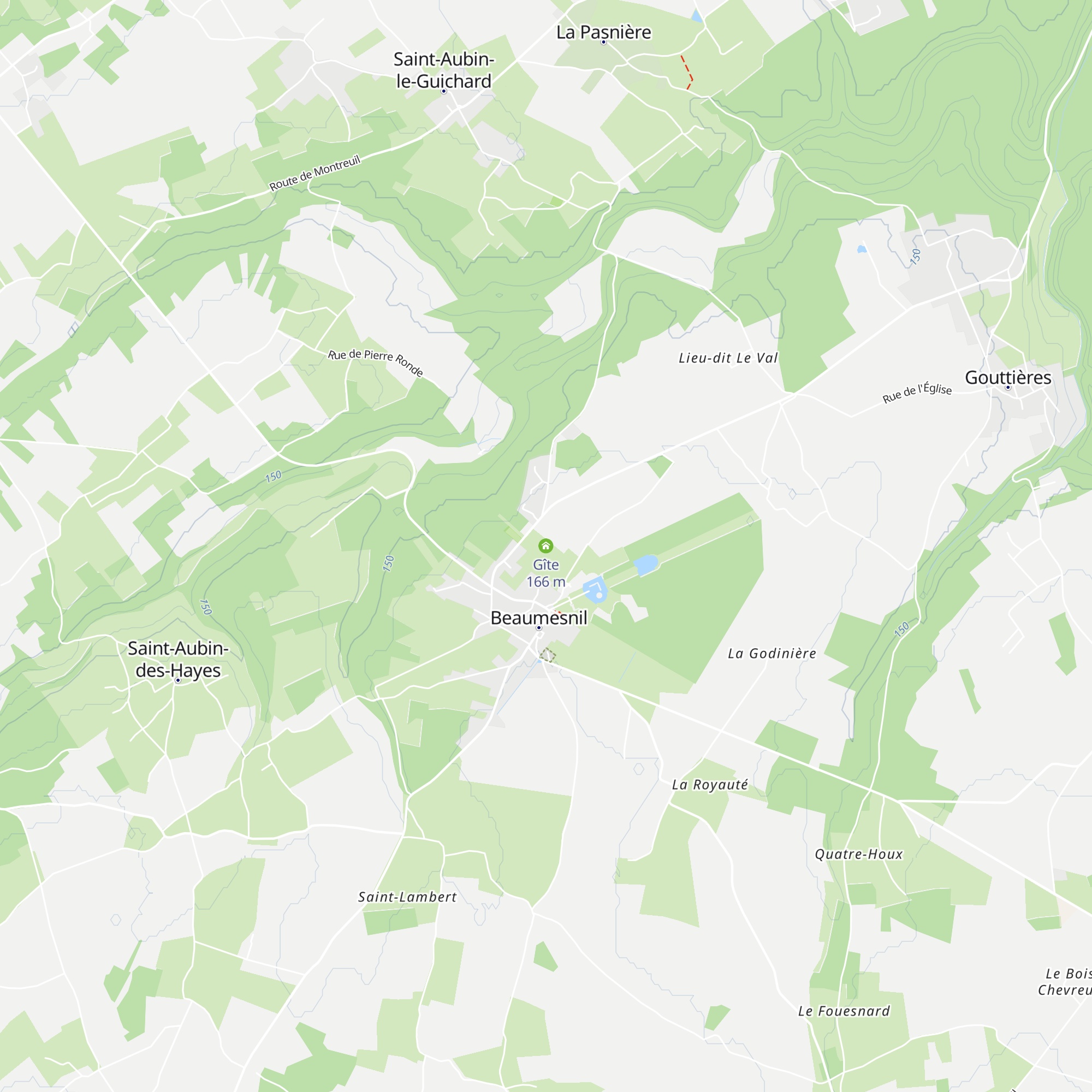 Gîte map