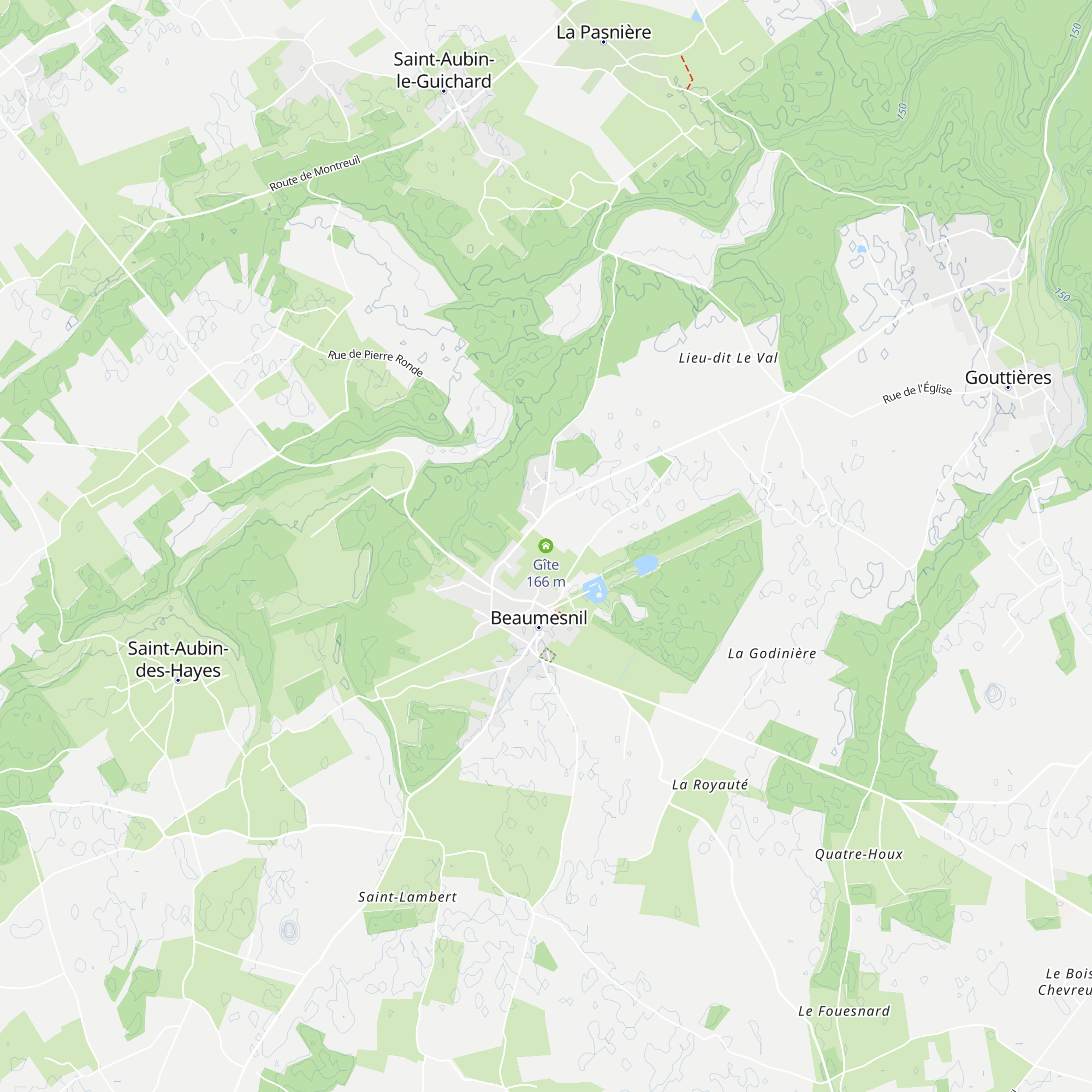 Gîte map