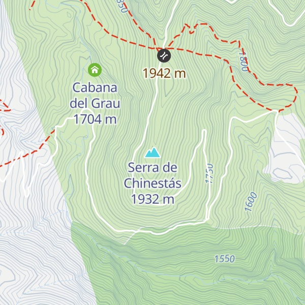 Map of Serra de Chinestás